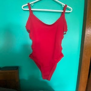 One piece bathing suit